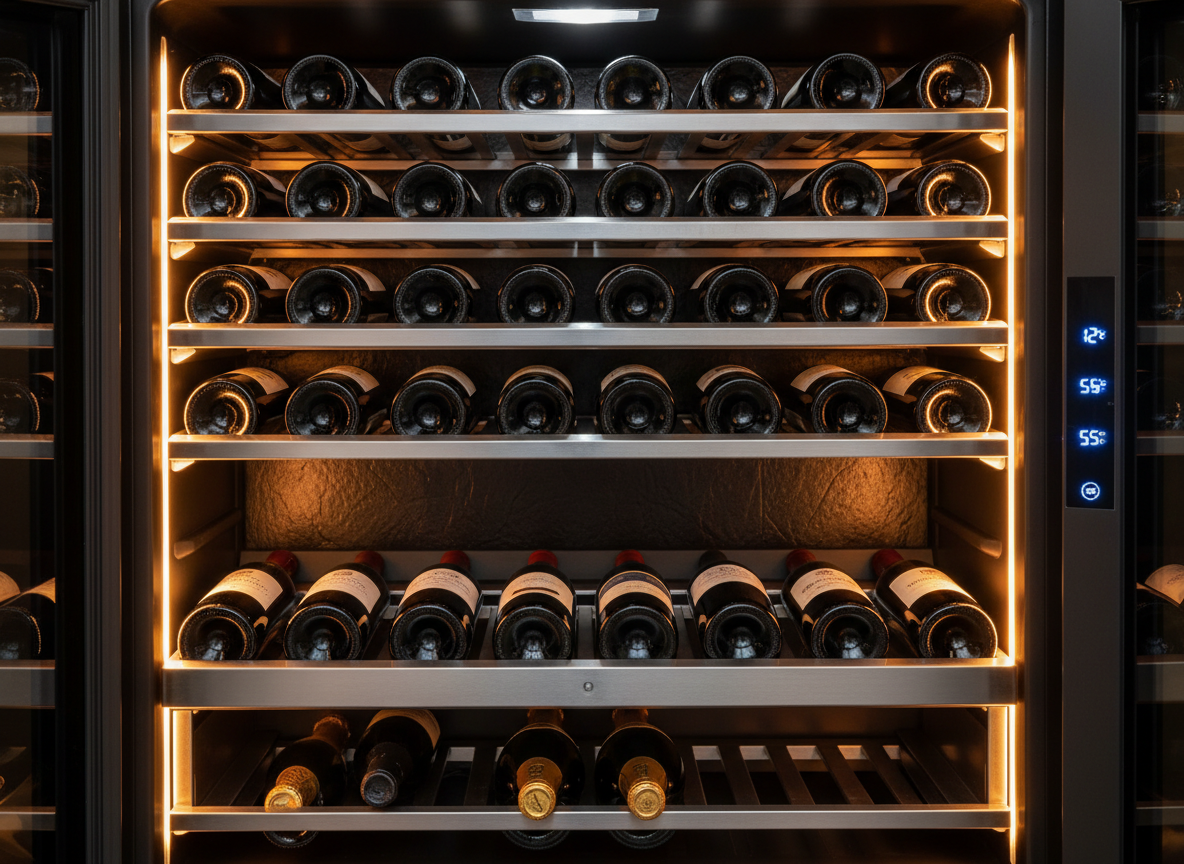 Wine cooler precision care